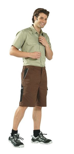 Planam Canvas 320 Shorts, braun/schwarz, Größe L, 2176052