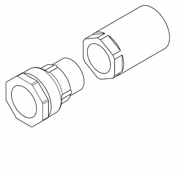 KWC Anschlussset, Campus, für Hock-WC, Verbinder und Adapter für Spülkasten, 2030030368