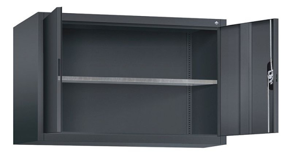 C+P Aufsatzschrank Acurado, H790xB1200xT500mm, Farbe: Schwarzgrau, Muldengriff, 9485-009 S10085