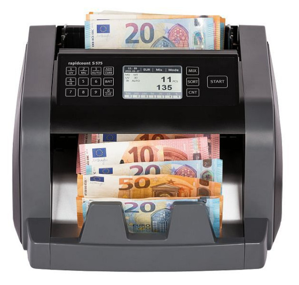 Ratiotec Banknotenzählmaschine rapidcount S575, 946901