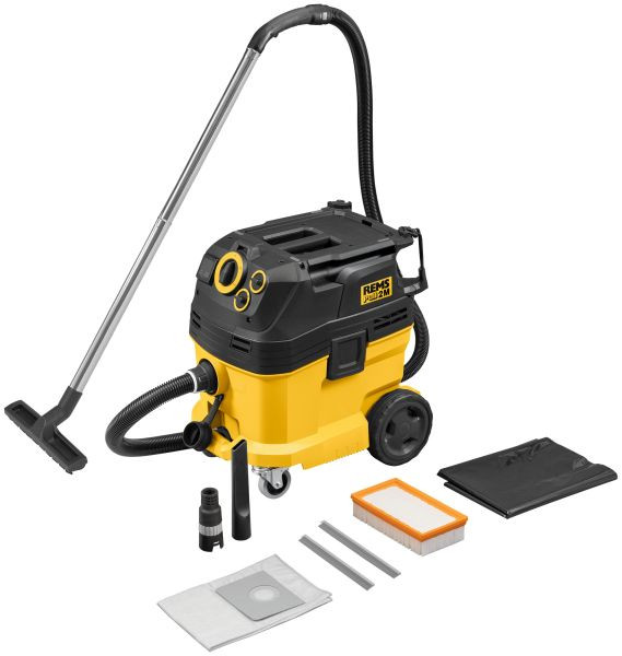 REMS Pull 2 M Set, Elektrischer Trocken- und Nasssauger für gewerbliche Verwendung, 185601 R220