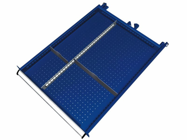 KLW Einteilungsmaterialsatz für Schubladen Fachhöhe 150 & 175 mm in SEB - Schrank, Schrankgröße 572 x 750 mm B x T, B01, SEB-B01-118