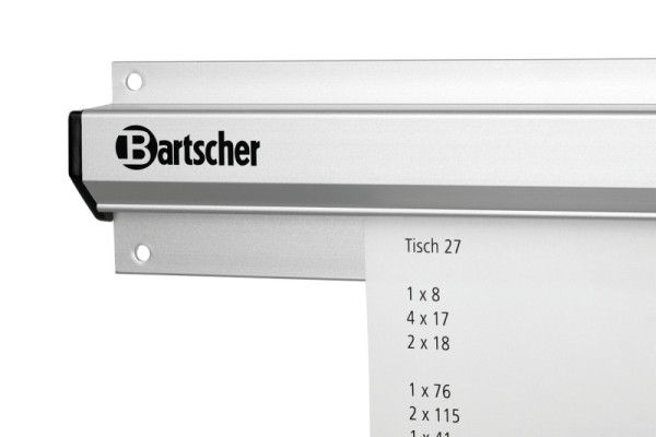 Bartscher Zettelhalter 1200-1AL, 1200 mm Breite, 256120