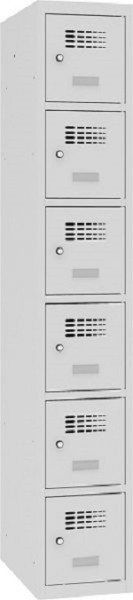 Eurobox Garderobenspind, 1 Abteil 6 Fächer, 400 mm, 0300-040106