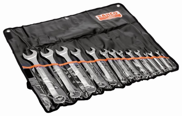 Bahco Ring-Maulschlüssel-Satz, 14-teilig, in Kunststofftasche, 6-32 mm, 111M/14T