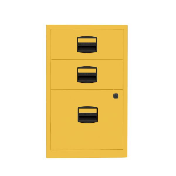 Bisley Home Beistellschrank PFA, 2 Universalschubladen, 1 HR-Schublade, 642 sunflower, PFA3642