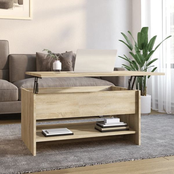 vidaXL Couchtisch Sonoma-Eiche 80x50x40 cm Holzwerkstoff, 809659