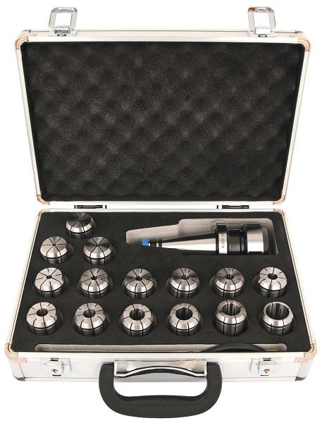 ELMAG Spannzangen-Set ISO30 (ER40), 15-teilig, 2-26mm, 82778