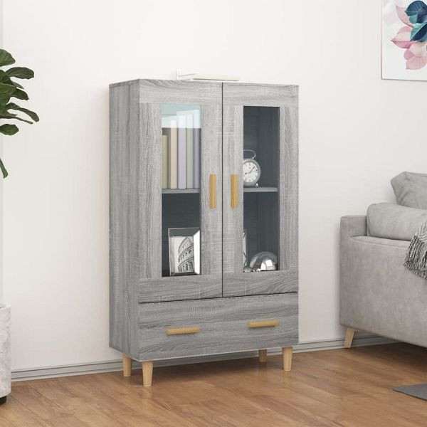 vidaXL Highboard Grau Sonoma 70x31x115 cm Holzwerkstoff, 817478