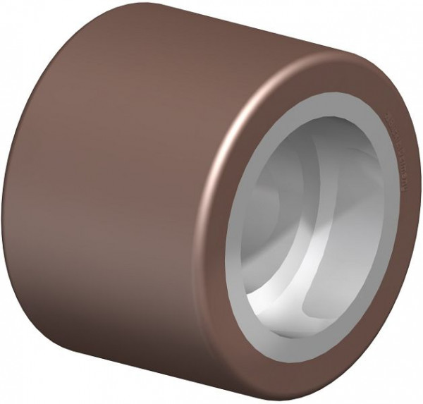 Blickle RK-HB 082x065/47x14-65-Z Rad aus Blickle Besthane®, Braun, 755700