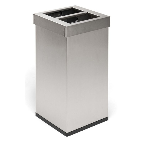Stein HGS Abfallbehälter -Carro-Mix-, 55 Liter /600x300x300mm, Stahl, 23961