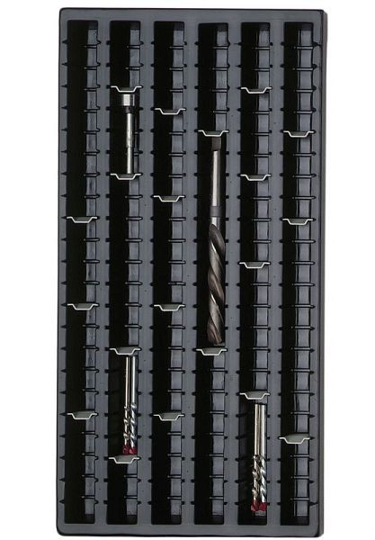 KLW Muldeneinsatz aus Kunststoff Breite 300 mm x Tiefe 446 mm, Muldenbreite: 29 mm, 15/45-30-30