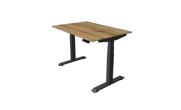 Kerkmann Sitz-/Stehtisch Move 4, B 1200 x T 800 mm, elektrisch höhenverstellbar von 640-1290 mm, Eiche, (Montage), 10080455-1