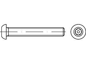 ART 88113 Sicherheitsschrauben (I7380)A2 M10 x 60 Innensechskant mit Zapfen VE=S (5 Stück)