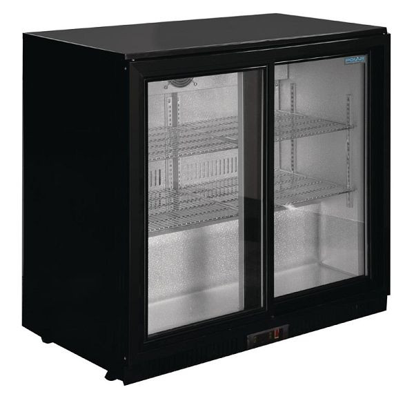 Polar Serie G Barkühlschrank mit 2 Schiebetüren 198L, GL010