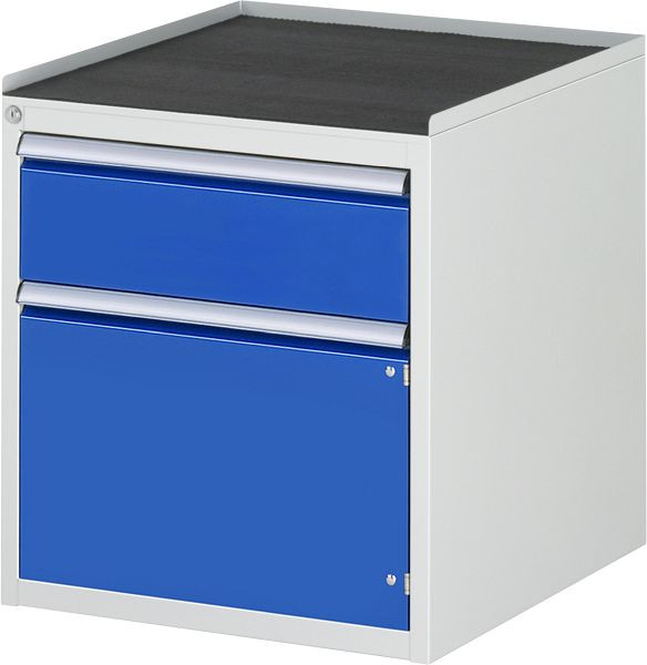 RAU Schubladenschrank Serie 7000, B580xT650xH645mm, Schublade: 1xH180mm, Flügeltür H360mm, Metallauflage, 03-L3.4AR-MT.11