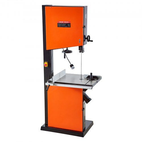 VEVOR Bandsäge 457mm, 2240W Motor (3 PS), max. Schnitthöhe 406mm, Gusseisentisch 690x510mm, mit Arbeitsleuchte, Anschläge, LSDJ30HPDS18ME18T001V2