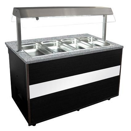 Igloo Salatvitrine Gastroline Open mit 240 Liter Volumen, 1000x800x850 mm, GL107-OP