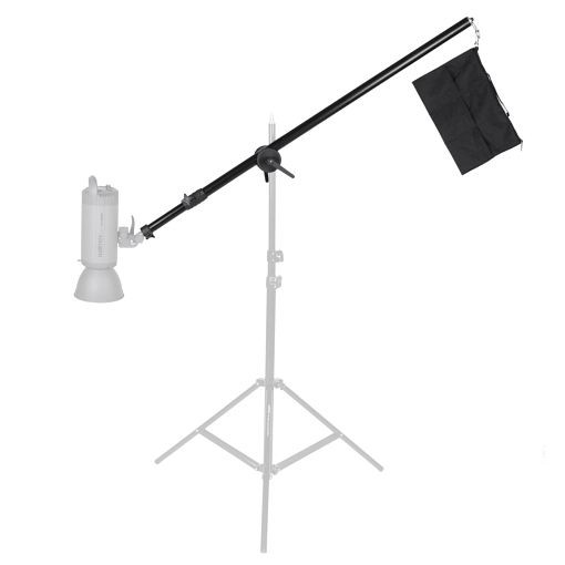 Walimex Galgen Deluxe mit Beschwerung 120-220cm, 1016505
