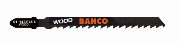 Bahco Stichsägeblätter, Bimetall, Euro-Aufnahme, 116 mm, 8 Zähne pro Zoll, 5er Pack, 91-434-5P