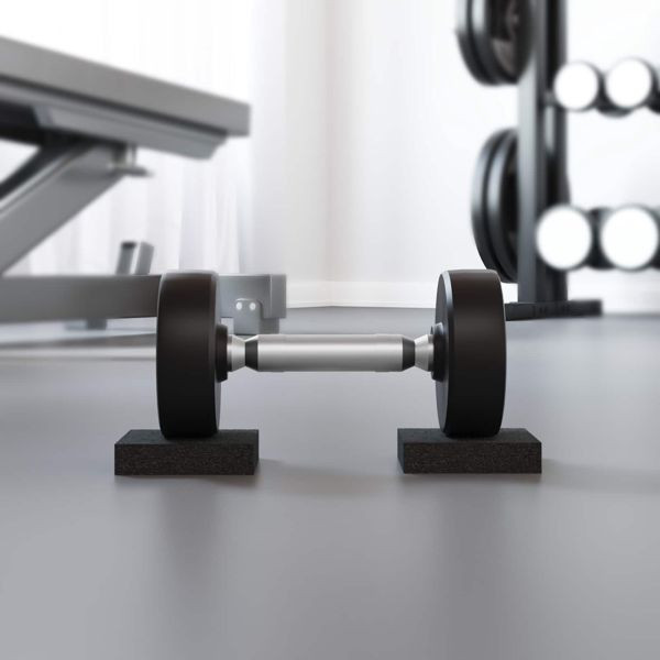 vidaXL Gummipad Schwarz Gummi, 42027239, 8721364583122