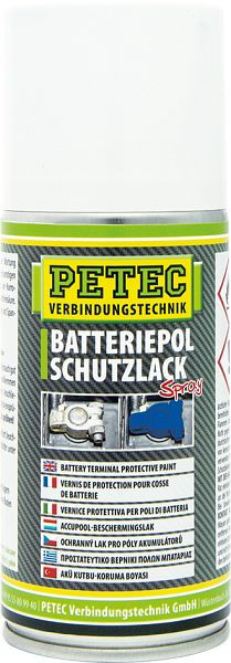 Petec Batteriepol - Schutzlack Spray, 150ml, VE: 12 Stück, 72650