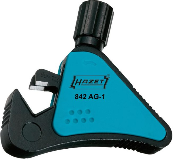 Hazet Universal Gewinde-Nachschneider, für Gewindedurchmesser 4 - 13 mm (5/32" - 1/2") Schnellfixierung mittels Einstellschraube, 842AG-1