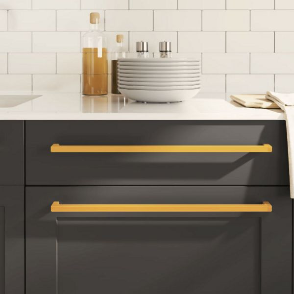 vidaXL Möbelgriffe 20 Stk. Golden 480 mm Edelstahl, 3203650