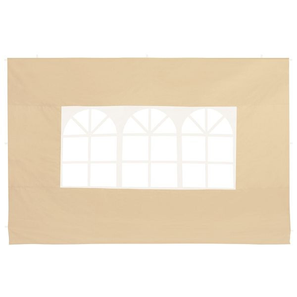 DEUBA Seitenwände Faltpavillon 2er-Set Beige 3x2m, 107099