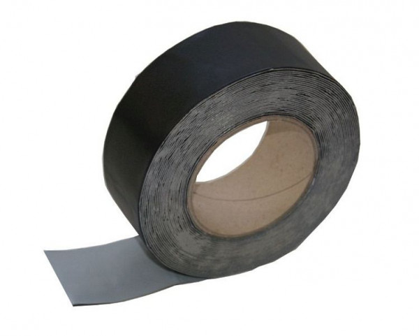 Vebatec Blitz Butyl Reparaturband Aluminium, Farbe: schwarz, 50mm x 10m, 118