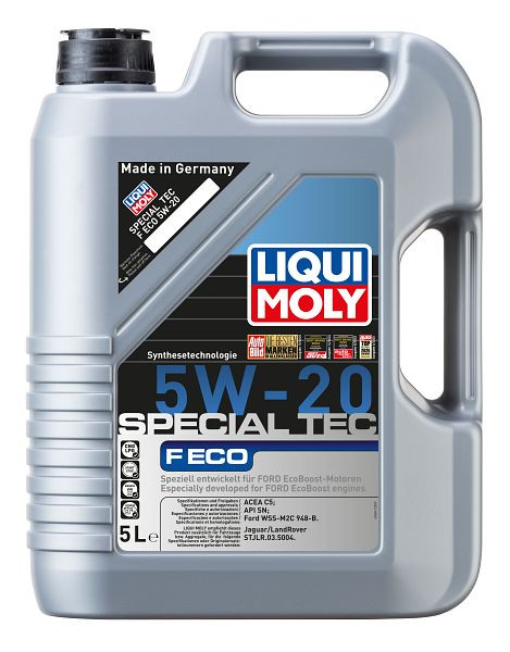 LIQUI MOLY Motoröl Special Tec F ECO 5W-20, Kanister Kunststoff, VE: 5 Liter, 3841
