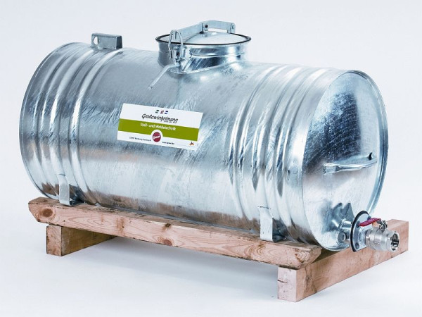 Growi Wasserfaß 1000 Liter, mit Holzkufen, 10030040