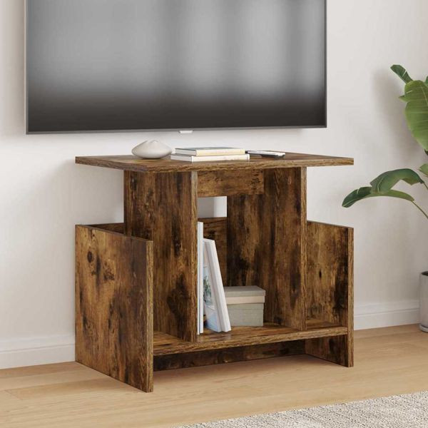 vidaXL TV-Ständer 2 pcs Geräucherte Eiche 50 x 35 x 45 cm, 891009