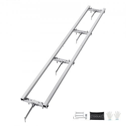 VEVOR 274 cm Führungssystem für Tragbares Sägewerk aus Aluminium- und Eisenmaterialien kompatibel mit verschiedenen Kettensägen, LJDGLMDGKDJ9FTZHCV0