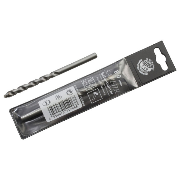 Dönges Schlagbohrer SAPHIR ISO 5468, Ø 12,0 mm, Gesamtlänge 150 mm, 123614