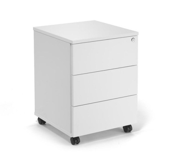 Deskin Rollcontainer MODUL, Dekor weiß, B 432 x H 585 x T 459 mm, 349375