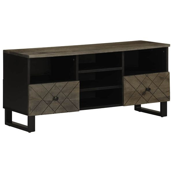 vidaXL TV-Schrank 100x33x46 cm Massivholz Mango, 4017702