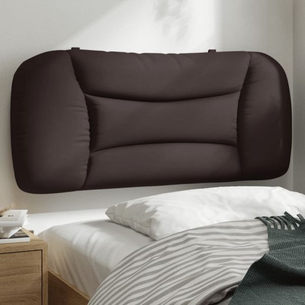 vidaXL Kopfteil-Kissen "Hvar" Dunkelbraun 90 cm Stoff, 374540