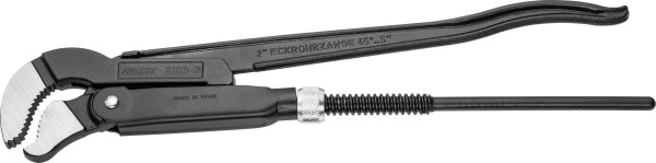 Hazet Eckrohr-Zange, Norm: DIN 5234, Oberfläche: pulverbeschichtet, Maul blank, Länge: 535 mm, 2183-2