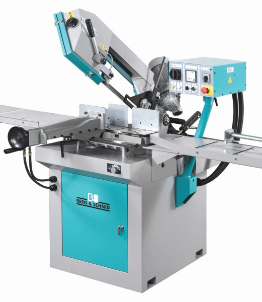 Berg & Schmid Doppel-Gehrungsbandsäge 400 Volt stufenlos GBS 242 DG HA-I 25-90 m/min, 1,1/1,3 kW 400 V 50 Hz 25-90 m/min. SB 2.965mm, 20351