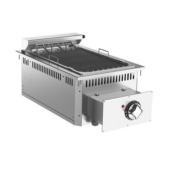 Mareno 700 Drop in Vapeur-Grill 40 cm, Außenmaße: 400(B)x625(T)x250(H)mm, 170.519