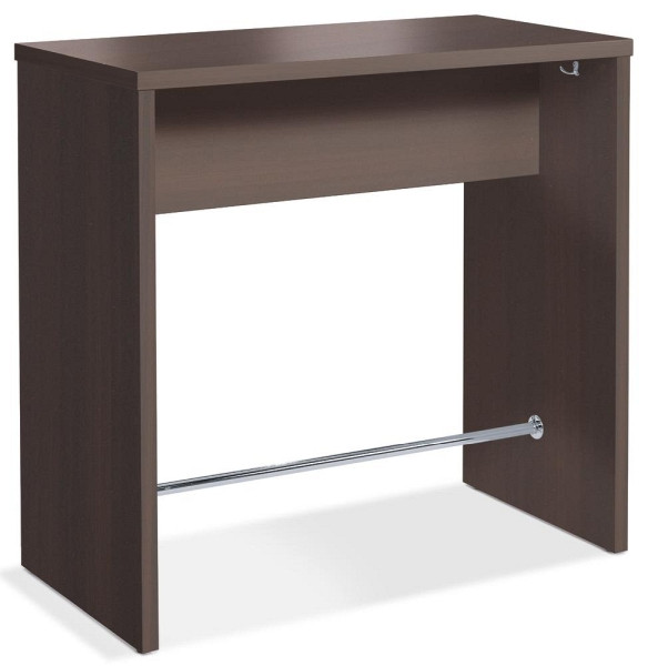 Deskin Steh- und Bistrotisch PREMIUM, Holzdekor Wenge, B 1200 x H 1130 x T 600 mm, 275568