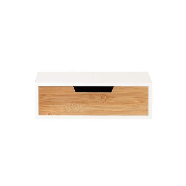 SoBuy Kapselhalter mit einer Schublade Holzfarbe 31x27x10 cm, Modern, FRG179-WN