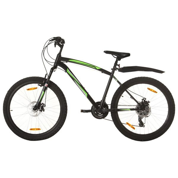 vidaXL Mountainbike 21 Gang 26 Zoll Rad 42 cm Schwarz, 3067226, 8720286318225