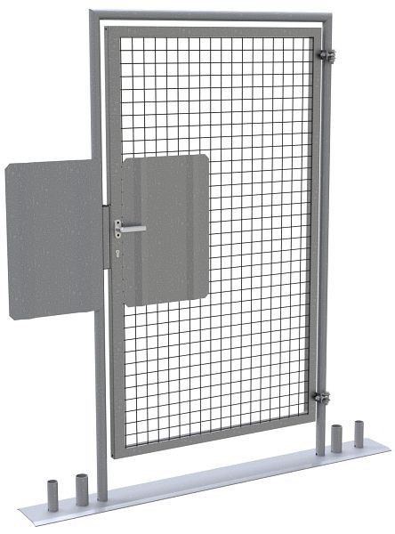 Schake Mobilzaun Fluchttür Panikfunktion, Gesamthöhe: 1981 mm, 3B36FTD