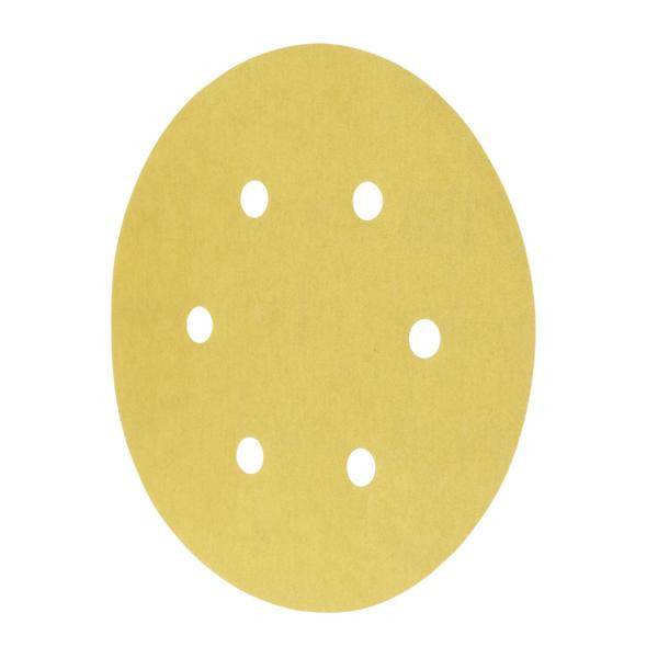 3M Hookit Papierschleifscheibe 255P, 150 mm, P180, 6-fach gelocht, VE: 500 Scheiben, 7000034098