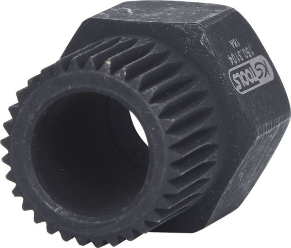 KS Tools Vielzahneinsatz 22,0 mm, 33 Zahn, gebohrt, 150.3104