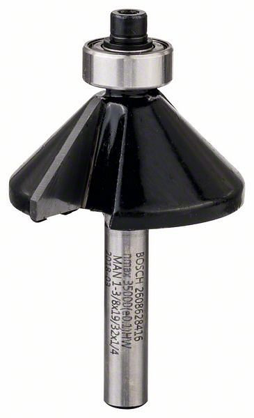 Bosch Fasefräser, 1/4", D1 34,9 mm, B 13 mm, L 14,7 mm, G 56 mm, 45°, 2608628416