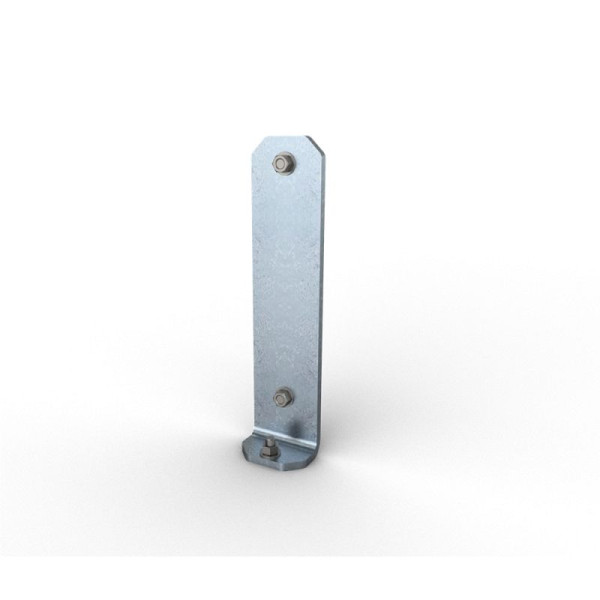 STEIN HGS Werkschutz - Anfahrschutz - Basic, silber, 10 mm, Länge 250 mm, Endstütze, 80485.0003