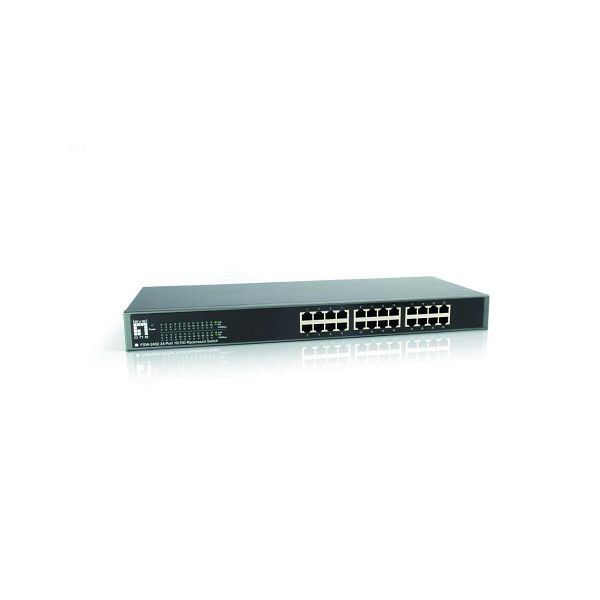 LEVELONE Switch 482,6mm(19) FEth Fast Ethernet 24x10/100Mbps/RJ45 FSW-2450, 112223